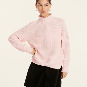 Relaxed rollneck sweater, Sweet blush, NWT never worn